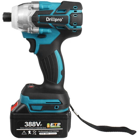 Sans Fil Clé à Chocs Boulonneuse 520N.M 18V Visseuse Tournevis Electrique Multifonction + Batterie Coxolo 7 Sans Fil Clé à Chocs Boulonneuse 520N.M 18V Visseuse Tournevis Electrique Multifonction + Batterie Coxolo – Image 5