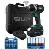 Clé à Chocs 20V Sans Fil Silex® 20V Moteur Brushless - Batterie 6.0Ah + 6 Douilles Pour Jantes + 10 Douilles à Choc -Clé Soldes Magasin 43998404 1
