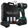 Clé à Chocs 20V Sans Fil Silex® 20V Moteur Brushless (1 X Batterie 6 Ah SLX Lithium ) + 3 Douilles à Choc Pour Jantes Alu -Clé Soldes Magasin 43998412 1