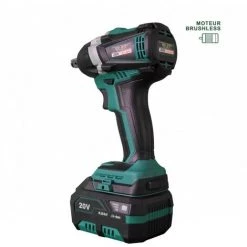 Clé à Chocs 20V Sans Fil Silex® 20V Moteur Brushless (1 X Batterie 6 Ah SLX Lithium ) + 3 Douilles à Choc Pour Jantes Alu -Clé Soldes Magasin 43998412 3