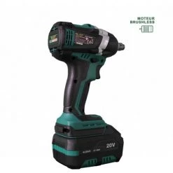 Clé à Chocs 20V Sans Fil Silex® 20V Moteur Brushless (1 X 6.0Ah Batterie Lithium SLX ) + 6 Douilles à Choc Pour Jantes Alu -Clé Soldes Magasin 43998414 5