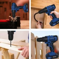 Visseuse Devisseuse Sans Fil, Day Plus 2x1500mAh Batteries 21V Perceuse Electrique, 45Nm Percussion Sans Fil, 18 + 1 Réglages Couple & 2 Vitesses Perceuse Visseuse Sans Fil 9 Visseuse Devisseuse Sans Fil, Day Plus 2x1500mAh Batteries 21V Perceuse Electrique, 45Nm Percussion Sans Fil, 18 + 1 Réglages Couple & 2 Vitesses Perceuse Visseuse Sans Fil -Clé Soldes Magasin 45725457 3