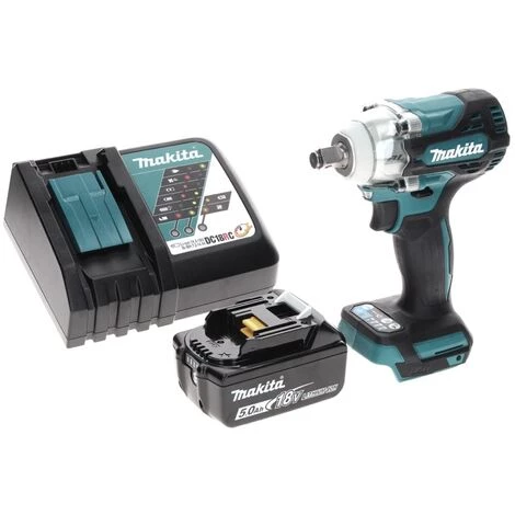 Makita DTW 300 RT1 Visseuse à Chocs Sans Fil 18 V 330 Nm 1/2" Brushless + 1x Batterie 5,0 Ah + Chargeur 6 Makita DTW 300 RT1 Visseuse à Chocs Sans Fil 18 V 330 Nm 1/2" Brushless + 1x Batterie 5,0 Ah + Chargeur – Image 4