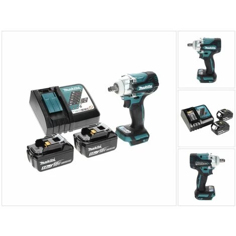Makita DTW 300 RT Visseuse à Chocs Sans Fil 18 V 330 Nm 1/2" Brushless + 2x Batteries 5.0 Ah + Chargeur 7 Makita DTW 300 RT Visseuse à Chocs Sans Fil 18 V 330 Nm 1/2" Brushless + 2x Batteries 5.0 Ah + Chargeur – Image 5