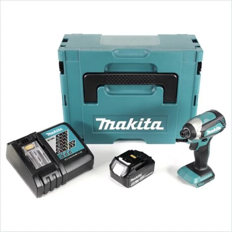 Makita DTD 153 RFJ Visseuse à Percussion Sans Fil 18V, Sans Balai + 1x Batterie BL 1850 B 5,0 Ah + Chargeur Rapide DC 18 RC + Makpac 2 4 Makita DTD 153 RFJ Visseuse à Percussion Sans Fil 18V, Sans Balai + 1x Batterie BL 1850 B 5,0 Ah + Chargeur Rapide DC 18 RC + Makpac 2 – Image 2
