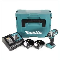 Makita DTD 153 RFJ Visseuse à Percussion Sans Fil 18V, 1/4", 170 Nm, Sans Balai + 2x Batteries 3,0 Ah + Chargeur Rapide + Makpac 2 -Clé Soldes Magasin 50602670 2