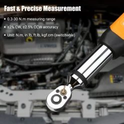 SUPERSELLER Clé à Chocs Clé Dynamométrique Numérique 1/4" Clé Dynamométrique électronique Avec Sonnerie Et Alarme LCD, 0, 3-30 Nm - 0,3-30 Nm 10 SUPERSELLER Clé à Chocs Clé Dynamométrique Numérique 1/4" Clé Dynamométrique électronique Avec Sonnerie Et Alarme LCD, 0, 3-30 Nm - 0,3-30 Nm -Clé Soldes Magasin 51245571 4
