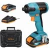 Boulonneuse à Choc Sans Fil 18V TACKLIFE 180Nm, 2800 IPM Taux D'Impact Max, 2.0Ah Batterie, Mandrin De 6.35mm, Charge Rapide TDID20K -Clé Soldes Magasin 51302897 1