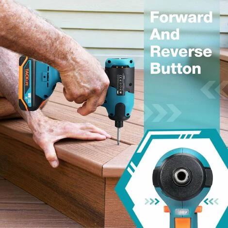 Boulonneuse à Choc Sans Fil 18V TACKLIFE 180Nm, 2800 IPM Taux D'Impact Max, 2.0Ah Batterie, Mandrin De 6.35mm, Charge Rapide TDID20K 6 Boulonneuse à Choc Sans Fil 18V TACKLIFE 180Nm, 2800 IPM Taux D'Impact Max, 2.0Ah Batterie, Mandrin De 6.35mm, Charge Rapide TDID20K – Image 4