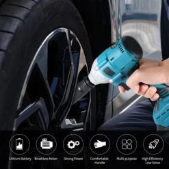 ASUPERMALL NL721 Clé à Chocs électrique Sans Brosse Clé à Chocs Sans Fil Rechargeable 3000 MAh Batterie Au Lithium Outil électrique -Clé Soldes Magasin 51323244 5