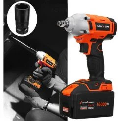 MAEREX Brushless Clé électrique à Choc Sans Fil Li-ion Batterie Visseuse Percussion 8 MAEREX Brushless Clé électrique à Choc Sans Fil Li-ion Batterie Visseuse Percussion -Clé Soldes Magasin 52694673 3