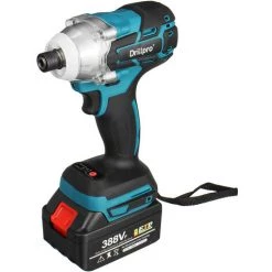 JMAX Clé à Chocs Sans Fil 520N.M 1/2" 388VF Avec 18V Batterie + Chargeur