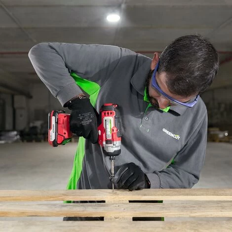 Visseuse à Chocs Avec Batterie Lithium 20V, Vitesse 3500rpm, 130N.m, Porte-outil 1/4", Batterie Et Chargeur NON Inclus - Greencut ATD200L-SB 4 Visseuse à Chocs Avec Batterie Lithium 20V, Vitesse 3500rpm, 130N.m, Porte-outil 1/4", Batterie Et Chargeur NON Inclus - Greencut ATD200L-SB – Image 2