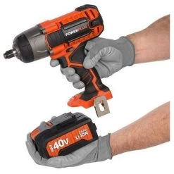 POWER PLUS Clé À Choc 40V 220nm + 40V Batterie + Chargeur -Clé Soldes Magasin 53829974 2