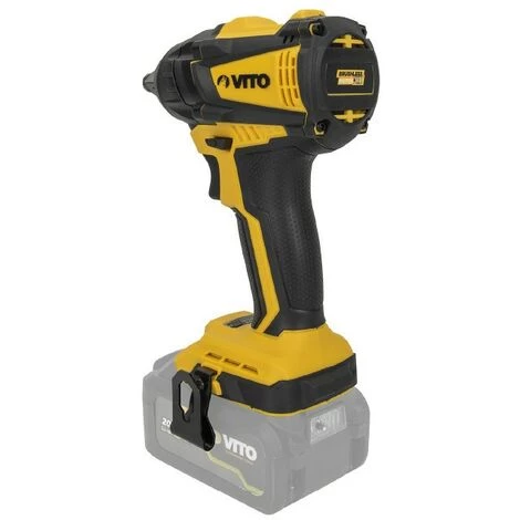 Clé à Choc 20V Batterie 4Ah Lithium Couple 300 Nm VITO Chargeur Rapide 20V + Sac De Rangement 5 Clé à Choc 20V Batterie 4Ah Lithium Couple 300 Nm VITO Chargeur Rapide 20V + Sac De Rangement – Image 3