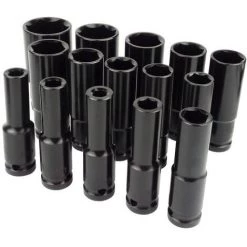 SUPERSELLER Clé à Chocs 10 Pièces En Acier à Haute Teneur En Carbone Clé à Cliquet Jeu De Douilles Ménage Automobile Et Moto Réparation Outil D'entretien Kit D'accessoires, Type A - Type A -Clé Soldes Magasin 54671174 5