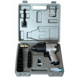 Varan Motors - SPT-10303k Coffret Clé à Chocs Pneumatique 1/2'' 576Nm, 17 Pièces, Visseuse Pneumatique - Gris 9 Varan Motors - SPT-10303k Coffret Clé à Chocs Pneumatique 1/2'' 576Nm, 17 Pièces, Visseuse Pneumatique - Gris -Clé Soldes Magasin 554606 4