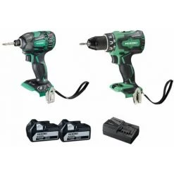 HiKoki Kit Combiné De Batterie 18V (DS18DBSL + WH18DBDL2) (KC18DBDL (5.0) (HSC III)) -2 X 5.0Ah- (KC18DBDLWDZ)