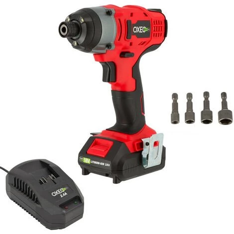 OXEO Visseuse à Chocs 18V Easy Full Avec Batterie Et Chargeur Rapide 3 OXEO Visseuse à Chocs 18V Easy Full Avec Batterie Et Chargeur Rapide