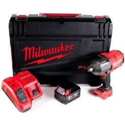 .MILWAUKEE. Milwaukee M18 FHIWF12-501X Visseuse à Percussion Sans Fil 1/2", 18 V, 1356 Nm + 1x Batterie 5,0 Ah + Chargeur + HD Box -Clé Soldes Magasin 57876783 4