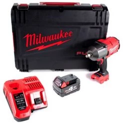 .MILWAUKEE. Milwaukee M18 FHIWF12-401X Visseuse à Percussion Sans Fil 1/2",1356 Nm, 18 V + 1x Batterie 4.0 Ah + Chargeur + HD Box