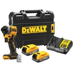 Visseuse à Chocs Ultra Compacte XR 18V 1.7Ah Li-Ion Brushless Powerstack DEWALT - DCF850E2T-QW -Clé Soldes Magasin 58593405 2