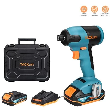 TODOT Visseuse à Chocs Sans-fil 18V Sans Balais, Prostormer Tournevis Electrique 180Nm, 2800 IPM Taux D'Impact Max, 2.0Ah Batterie, Mandrin De 6.35mm, Charge Rapide, Boîte Carton - TDID20K 3 TODOT Visseuse à Chocs Sans-fil 18V Sans Balais, Prostormer Tournevis Electrique 180Nm, 2800 IPM Taux D'Impact Max, 2.0Ah Batterie, Mandrin De 6.35mm, Charge Rapide, Boîte Carton - TDID20K