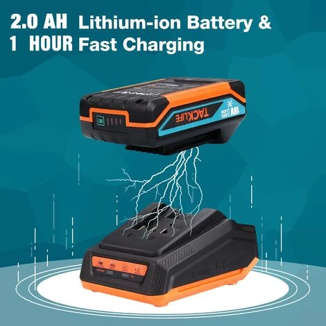 TODOT Visseuse à Chocs Sans-fil 18V Sans Balais, Prostormer Tournevis Electrique 180Nm, 2800 IPM Taux D'Impact Max, 2.0Ah Batterie, Mandrin De 6.35mm, Charge Rapide, Boîte Carton - TDID20K 6 TODOT Visseuse à Chocs Sans-fil 18V Sans Balais, Prostormer Tournevis Electrique 180Nm, 2800 IPM Taux D'Impact Max, 2.0Ah Batterie, Mandrin De 6.35mm, Charge Rapide, Boîte Carton - TDID20K – Image 4