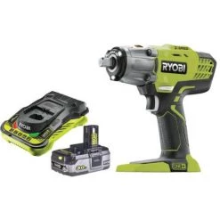 Pack RYOBI Boulonneuse à Chocs 18V OnePlus R18IW3-0 - 1 Batterie 3.0Ah High Energy - 1 Chargeur Ultra Rapide