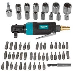 AIRKRAFT 2401505 CLIQUET À AIR COMPRIMÉ RS 3/8 AVEC POINTES ET DOUILLES EN PU