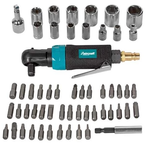 AIRKRAFT 2401505 CLIQUET À AIR COMPRIMÉ RS 3/8 AVEC POINTES ET DOUILLES EN PU 3 AIRKRAFT 2401505 CLIQUET À AIR COMPRIMÉ RS 3/8 AVEC POINTES ET DOUILLES EN PU