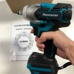 LIFCAUSAL Clé à Chocs Sans Fil 18V Tournevis Moteur Sans Balai Clé électrique à Couple élevé -Clé Soldes Magasin 63810756 3