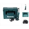 Makita DTL 061 G1J Meuleuse à Chocs Angulaire Sans Fil 18V 1/4" 60Nm + 1x Batterie 6.0Ah + Coffret Makpac - Sans Chargeur -Clé Soldes Magasin 64400604 1