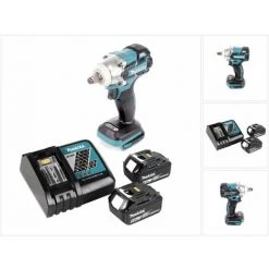 Makita DTW 285 RG Visseuse à Chocs Sans Fil 18 V 280 Nm 1/2" Brushless + 2x Batteries 6,0 Ah + Chargeur -Clé Soldes Magasin 65180275 3