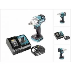 Makita DTW 285 RG1 Visseuse à Chocs Sans Fil 18 V 280 Nm 1/2" Brushless + 1x Batterie 6,0 Ah + Chargeur -Clé Soldes Magasin 65180279 5