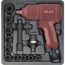 Coffret Accessoires Clé à Choc 1/2" 12pcs - OP 1431 - CLAS Equipements