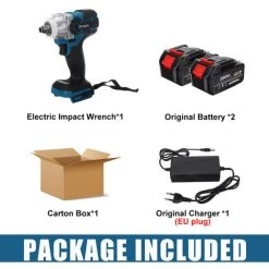 Clé à Chocs Fantablau Drillpro 520N.M 18V 388VF 1/2" Sans Balais Avec 2 Piles -Clé Soldes Magasin 67314305 2