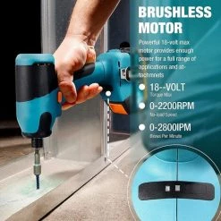 PEDY Clé à Chocs Sans Fil 18V, 180Nm, 2.0Ah Batterie, Mandrin De 6.35mm, Charge Rapide TDID20K -Clé Soldes Magasin 67634443 4