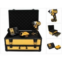 DeWalt DCF 887 P1TX Visseuse à Percussion Sans Fil, Sans Balai, 205 Nm 18 V + 1x Batterie 5,0 Ah + Chargeur + Coffret TX + Mandrin De 1/4"