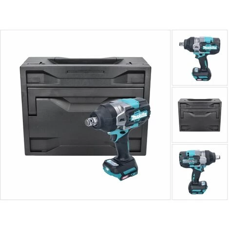 Makita TW 001 GZ01X Visseuse à Percussion Sans Fil 40 V - Max. 1800 Nm - Brushless - XGT + Makbox - Sans Batterie - Sans Chargeur 3 Makita TW 001 GZ01X Visseuse à Percussion Sans Fil 40 V - Max. 1800 Nm - Brushless - XGT + Makbox - Sans Batterie - Sans Chargeur