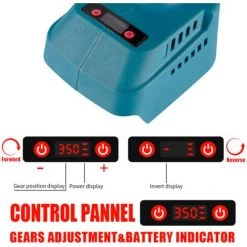 ONEVAN Clé électrique Sans Balais 18V, 350 N.m, Couple Réglable, 7 Vitesses, Sans Fil, Outil électrique 10 ONEVAN Clé électrique Sans Balais 18V, 350 N.m, Couple Réglable, 7 Vitesses, Sans Fil, Outil électrique -Clé Soldes Magasin 67818668 4