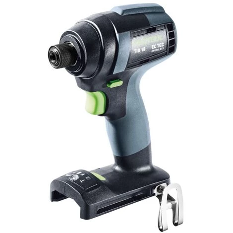 Festool TID 18-Basic Visseuse à Percussion Sans Fil 180Nm, 1/4" 18V + 1x Batterie 3,1Ah + Coffret Systainer - Sans Chargeur (576481) 5 Festool TID 18-Basic Visseuse à Percussion Sans Fil 180Nm, 1/4" 18V + 1x Batterie 3,1Ah + Coffret Systainer - Sans Chargeur (576481) – Image 3