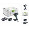 Festool TID 18-Basic Visseuse à Percussion Sans Fil 180Nm 1/4", 18V + 1x Batterie 5,2Ah + Chargeur + Coffret Systainer (576481)