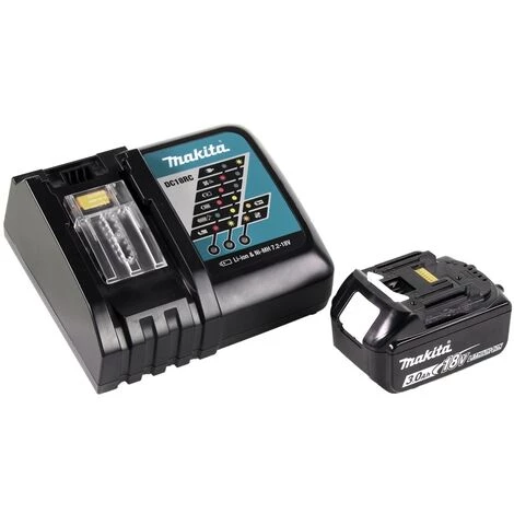 Makita DTW 300 RF1 Visseuse à Chocs Sans Fil 18 V 330 Nm 1/2" Brushless + 1x Batterie 3,0 Ah + Chargeur 3 Makita DTW 300 RF1 Visseuse à Chocs Sans Fil 18 V 330 Nm 1/2" Brushless + 1x Batterie 3,0 Ah + Chargeur