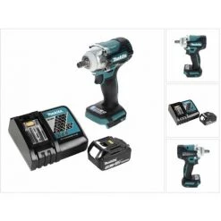 Makita DTW 300 RF1 Visseuse à Chocs Sans Fil 18 V 330 Nm 1/2" Brushless + 1x Batterie 3,0 Ah + Chargeur 11 Makita DTW 300 RF1 Visseuse à Chocs Sans Fil 18 V 330 Nm 1/2" Brushless + 1x Batterie 3,0 Ah + Chargeur -Clé Soldes Magasin 68338686 5