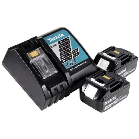 Makita DTW 300 RF Visseuse à Chocs Sans Fil 18 V 330 Nm 1/2" Brushless + 2x Batteries 3,0 Ah + Chargeur 3 Makita DTW 300 RF Visseuse à Chocs Sans Fil 18 V 330 Nm 1/2" Brushless + 2x Batteries 3,0 Ah + Chargeur