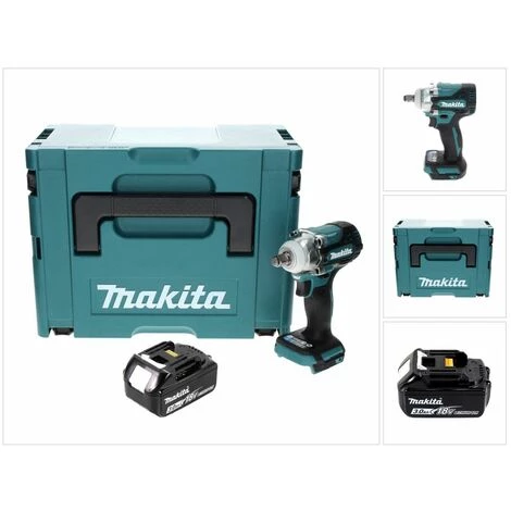 Makita DTW 300 F1J Visseuse à Chocs Sans Fil 18 V 330 Nm 1/2" Brushless + 1x Batterie 3,0 Ah + Makpac - Sans Chargeur 7 Makita DTW 300 F1J Visseuse à Chocs Sans Fil 18 V 330 Nm 1/2" Brushless + 1x Batterie 3,0 Ah + Makpac - Sans Chargeur – Image 5