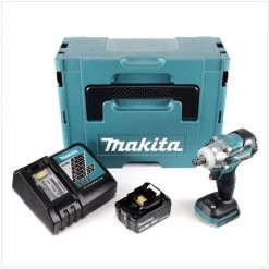 Makita DTW 285 RT1J 18 V Li-Ion Boulonneuse à Chocs Sans Fil Avec Boîtier Makpac + 1x Batterie BL 1850 5,0 Ah + Chargeur Rapide DC 18 RC 8 Makita DTW 285 RT1J 18 V Li-Ion Boulonneuse à Chocs Sans Fil Avec Boîtier Makpac + 1x Batterie BL 1850 5,0 Ah + Chargeur Rapide DC 18 RC -Clé Soldes Magasin 9481037 2