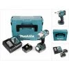 Makita DTW 285 RTJ 18 V Li-Ion Boulonneuse à Chocs Sans Fil Avec Boîtier Makpac + 2x Batteries BL 1850 5,0 Ah + Chargeur Rapide DC 18 RC