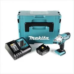 Makita DTW 190 RT1J 18V Li-Ion Boulonneuse à Chocs Sans Fil Avec Boîtier Makpac + 1x Batterie BL 1850 5,0 Ah + Chargeur Rapide DC 18 RC -Clé Soldes Magasin 9481297 3